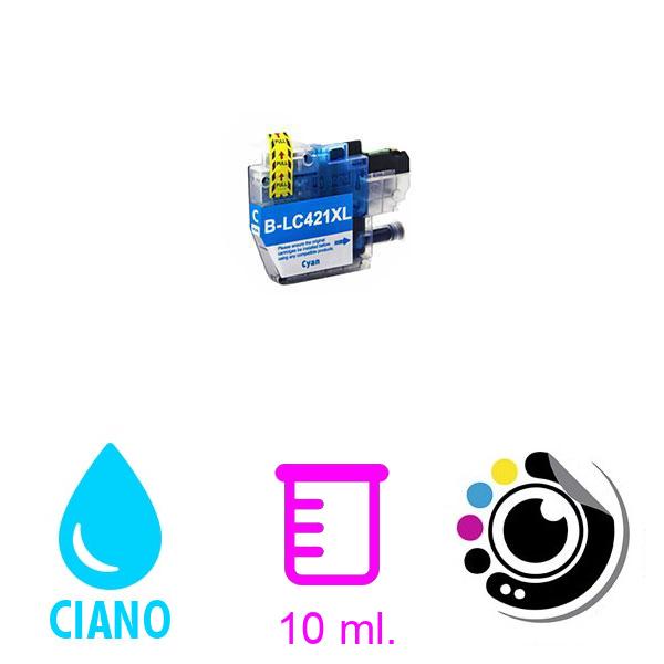 Compatibile Cartuccia Brother LC421XL Ciano