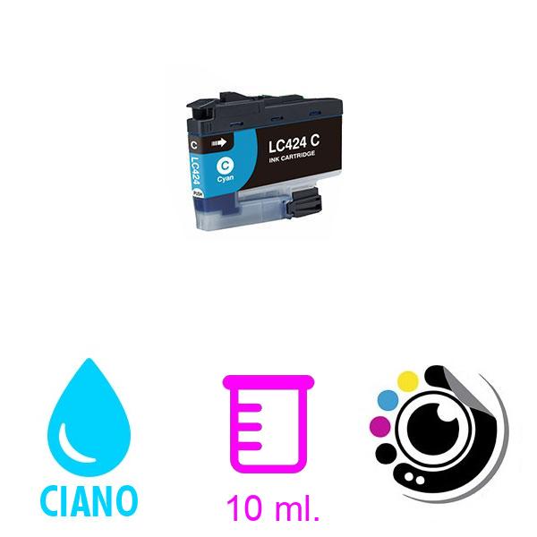 Compatibile Cartuccia Brother LC-424 Ciano