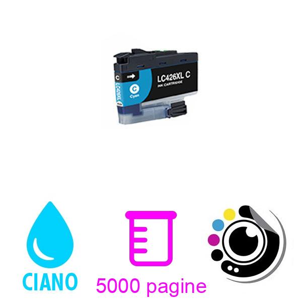 Compatibile Cartuccia Brother LC-426XL Ciano