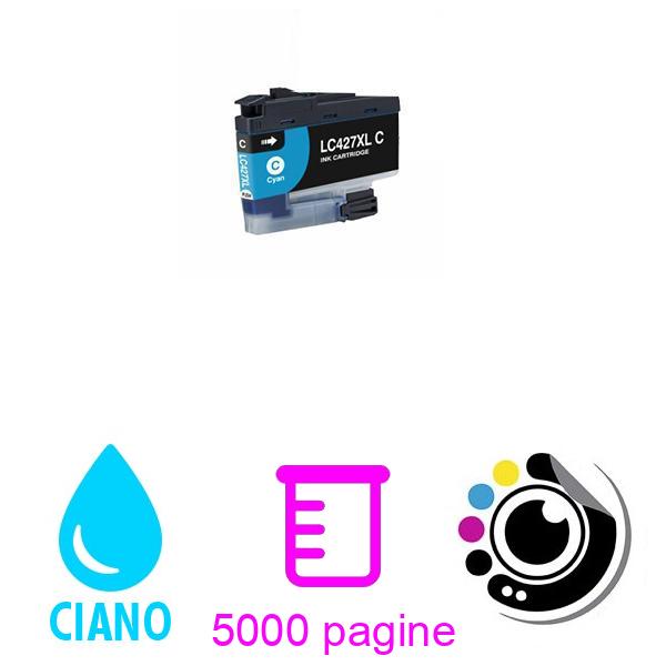Compatibile Cartuccia Brother LC427XL Ciano