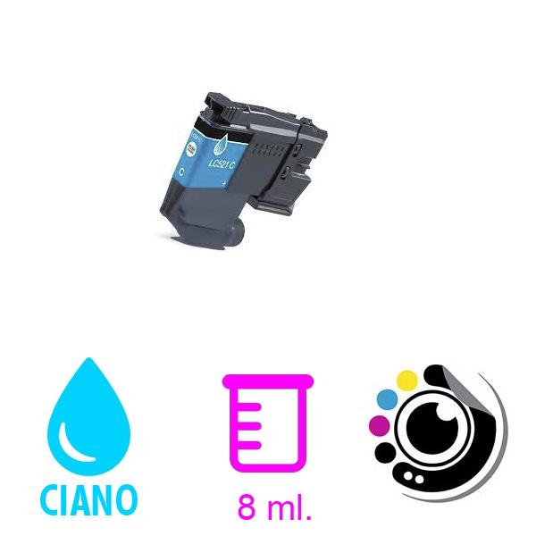 Compatibile Cartuccia Brother LC-521 Cyan