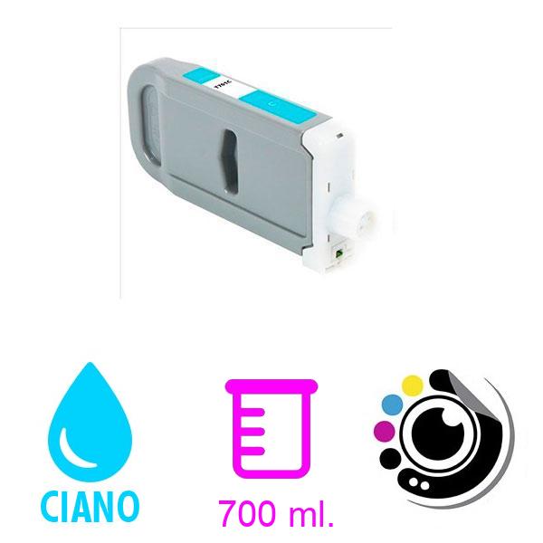 Toner compatibile Canon PFI701 / PFI301 Ciano 0901B001 / PFI-701C