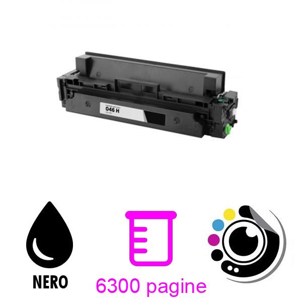 Compatibile Toner Canon 046H / 046 Nero 1254C002 / 1250C002