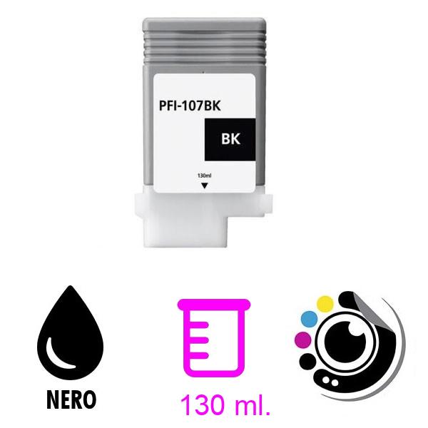 Compatibile Cartuccia Canon PFI107 Nero PFI-107BK / 6705B001