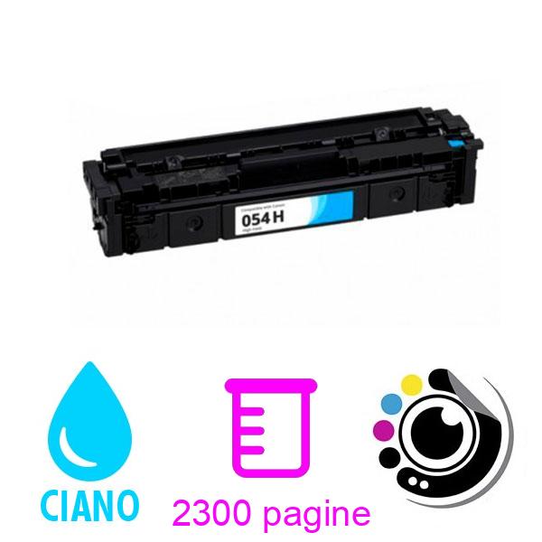 Toner compatibile Canon 054H Ciano 3027C002 / 3023C002