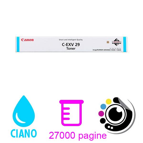 Toner Originale Canon C-EXV29 Ciano 2794B002