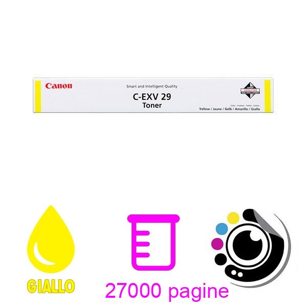 Toner Originale Canon C-EXV29 Giallo 2802B002