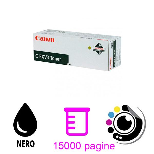 Toner Originale Canon C-EXV3 Nero 6647A002
