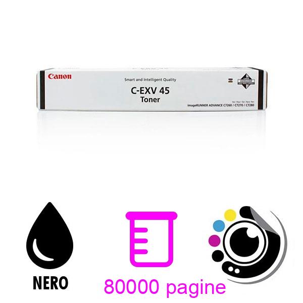 Toner Originale Canon C-EXV45 Nero 6942B002