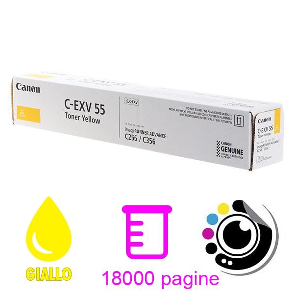 Toner Originale Canon C-EXV 55 Giallo 2185C002