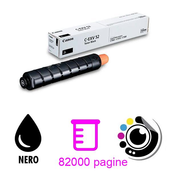 Toner Originale Canon C-EXV52 Nero 0998C002