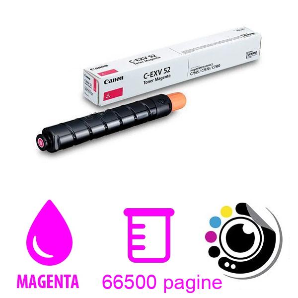 Toner Originale Canon C-EXV52 Magenta 1000C002