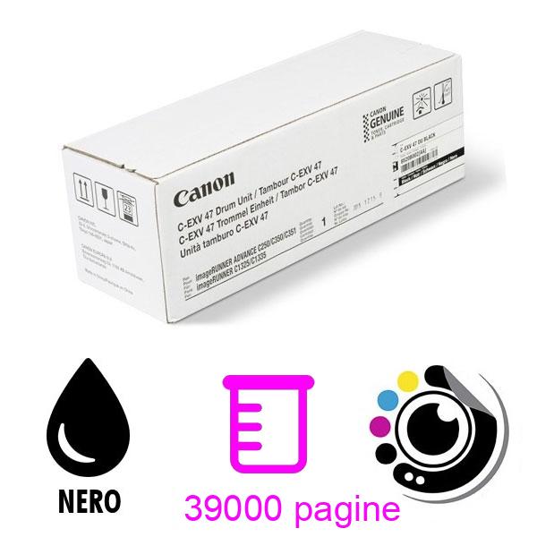 Originale Tamburo Canon C-EXV47 Nero 8520B002