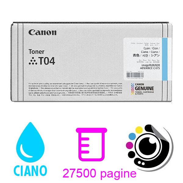 Originale Toner Canon T04 Cyan 2979c001