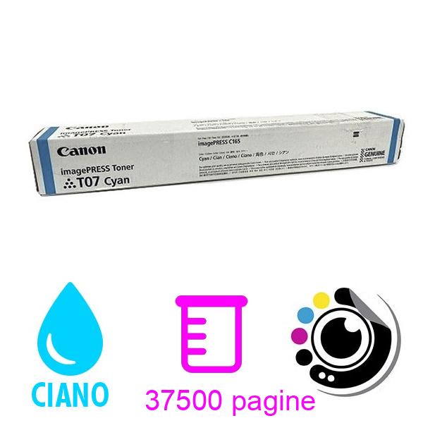 Originale Toner Canon T07 Ciano