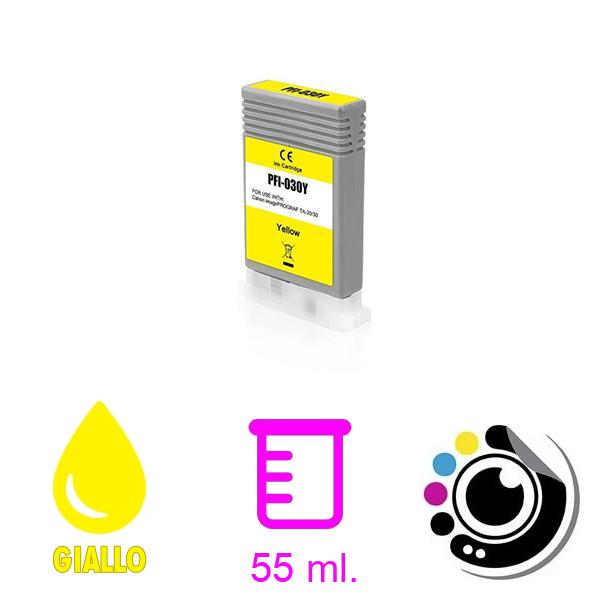 Compatibile Cartuccia Canon PFI030 Giallo (55ML)