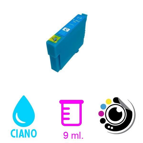 Toner compatibile Epson 502XL / 502 (T02W2 / T02V2) Ciano C13T02W24010 / C13T02V24010