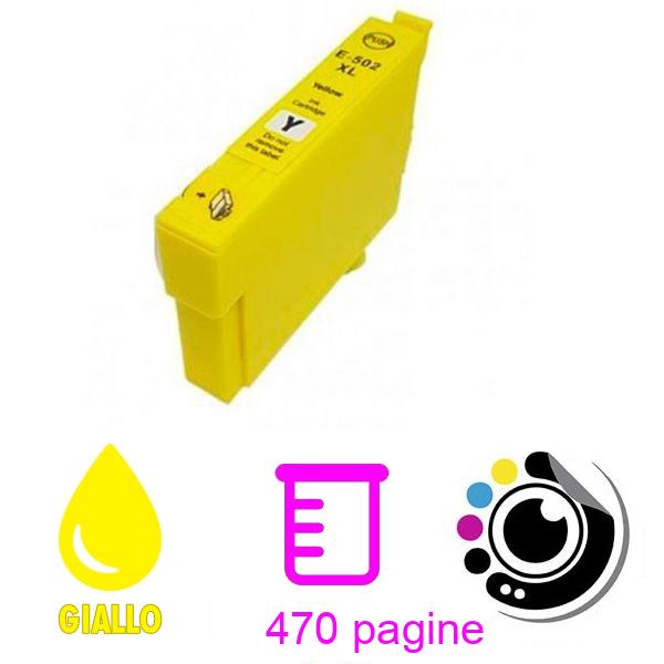 Toner compatibile Epson 502XL / 502 (T02W4 / T02V4) Giallo C13T02W44010 / C13T02V44010