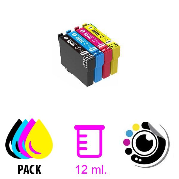 Compatibile Cartuccia Pacchetto 4 Epson 604XL C13T10H64010