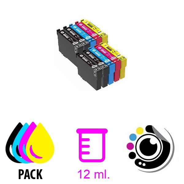 Confezione da 10 Cartucce Compatibili Epson 604XL - C13T10H64010