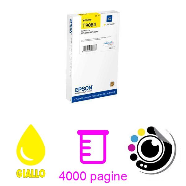 Originale Cartuccia Epson T9084XL Giallo C13T908440
