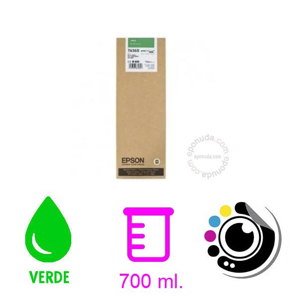 Originale Cartuccia Epson T636B Verde C13T636B00