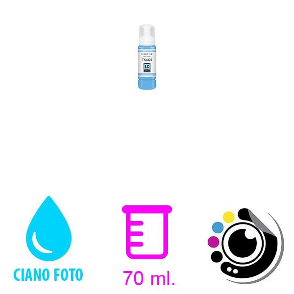 Compatibile Bottiglia de Inchiostro epson t54c Cyan Photo