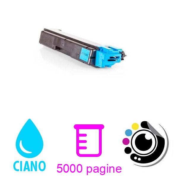 Toner compatibile Kyocera TK590 Ciano 1T02KVCNL0 / TK-590