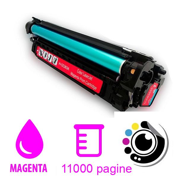 Toner compatibile HP CE263A / 648A Magenta