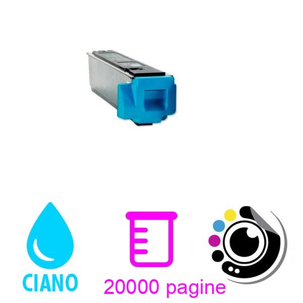 Toner compatibile Kyocera TK810 / TK811 Ciano 370PC5KL TK-810 / TK-811 per Kyocera FS-C8026