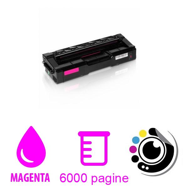 Compatibile Toner Ricoh Aficio SP-C231 / SP-C232 / SP-C242 / SP-C310 / SP-C311 / SP-C312 / SP-C320 Magenta 406481