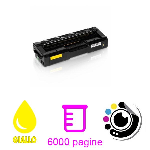 Compatibile Toner Ricoh Aficio SP-C231 / SP-C232 / SP-C242 / SP-C310 / SP-C311 / SP-C312 / SP-C320 Giallo 406482