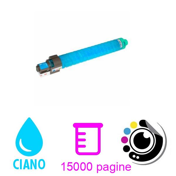 Compatibile Toner Ricoh Aficio SP-C820 / SP-C821 Ciano 821061