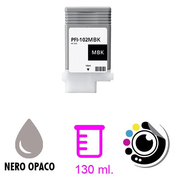 Cartuccia compatibile d\'inchiostro nero opaco Canon PFI-102MBK 0894B001