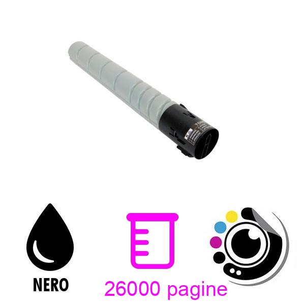 Toner compatibile Konica Minolta Bizhub C258 / C308 / C368 Nero A8DA150 / TN-324K / TN324