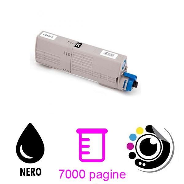 Toner compatibile OKI C532 / C542 / MC573 / MC563 Nero 46490608 / 46490404