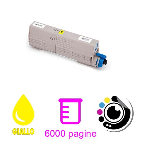 Toner compatibile OKI C532 / C542 / MC573 / MC563 Giallo 46490605 / 46490401