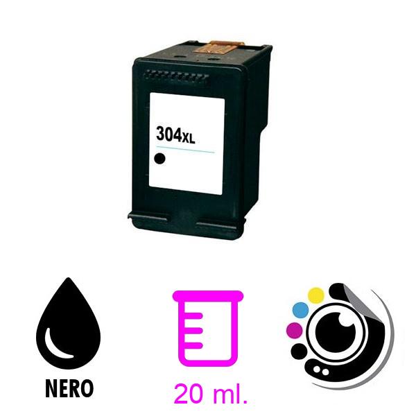 Compatibile Cartuccia HP 304XL V3 Nero N9K06AE / N9K08AE (Mostra livello di inchiostro)