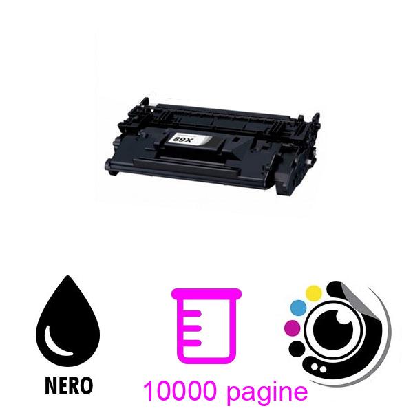 Toner compatibile HP CF289X / 89X Nero (Con Chip)