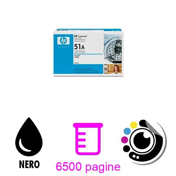 Toner Originale Hp Q7551A / 51A Nero