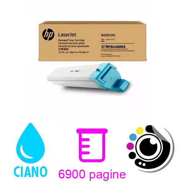 Toner Originale HP W9091MC Ciano