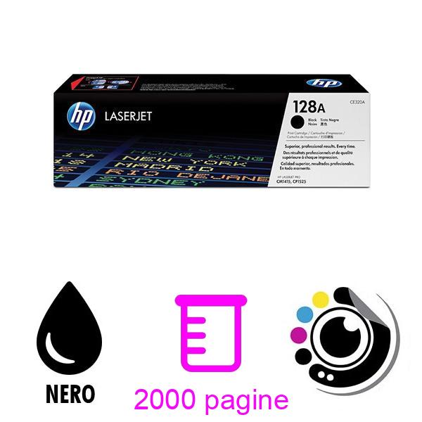 Toner Originale HP CE320A Nero 128A