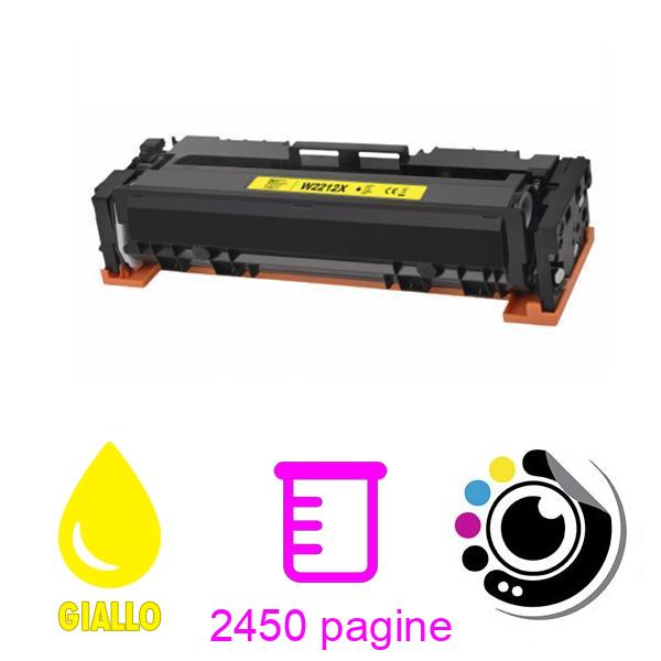 Toner compatibile HP W2212X Giallo 207X Con Chip