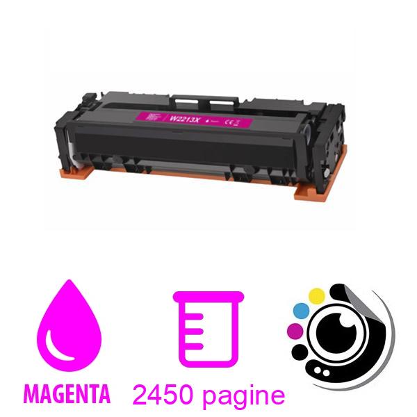 Toner compatibile HP W2213X Magenta 207X Con Chip