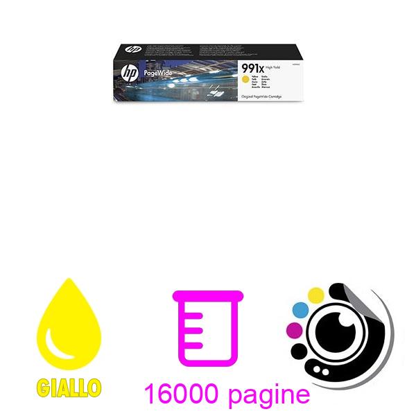 Cartuccia Originale HP 991XC gialla