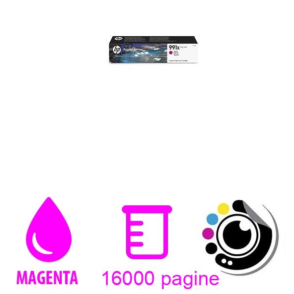 Cartuccia Originale HP 991XC Magenta