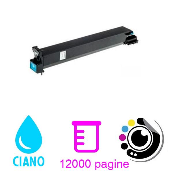 Toner compatibile Konica Minolta Bizhub C250 / C252 Ciano 8938-512 / TN-210C / TN210