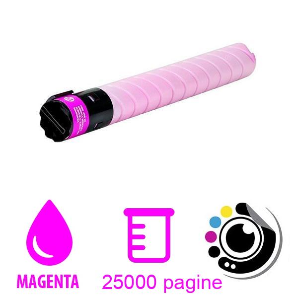 Toner compatibile Konica Minolta Bizhub C224 / C284 / C364 Magenta A33K350 / TN-321M / TN321