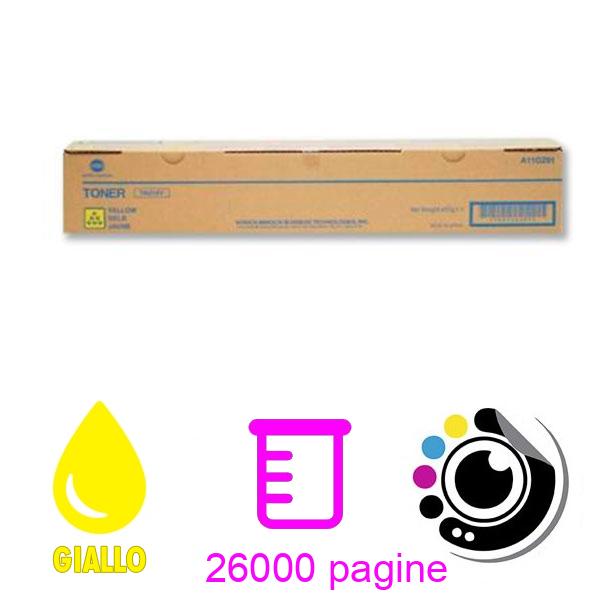 Toner Originale Konica Minolta Bizhub C220 / C280 Giallo A11G251 TN-216 / TN216 Y