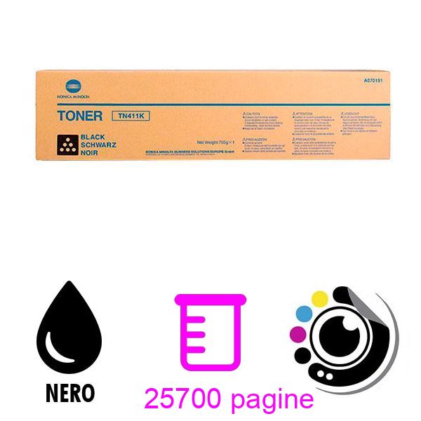 Toner Originale Konica Minolta Bizhub C451 TN411K A070151
